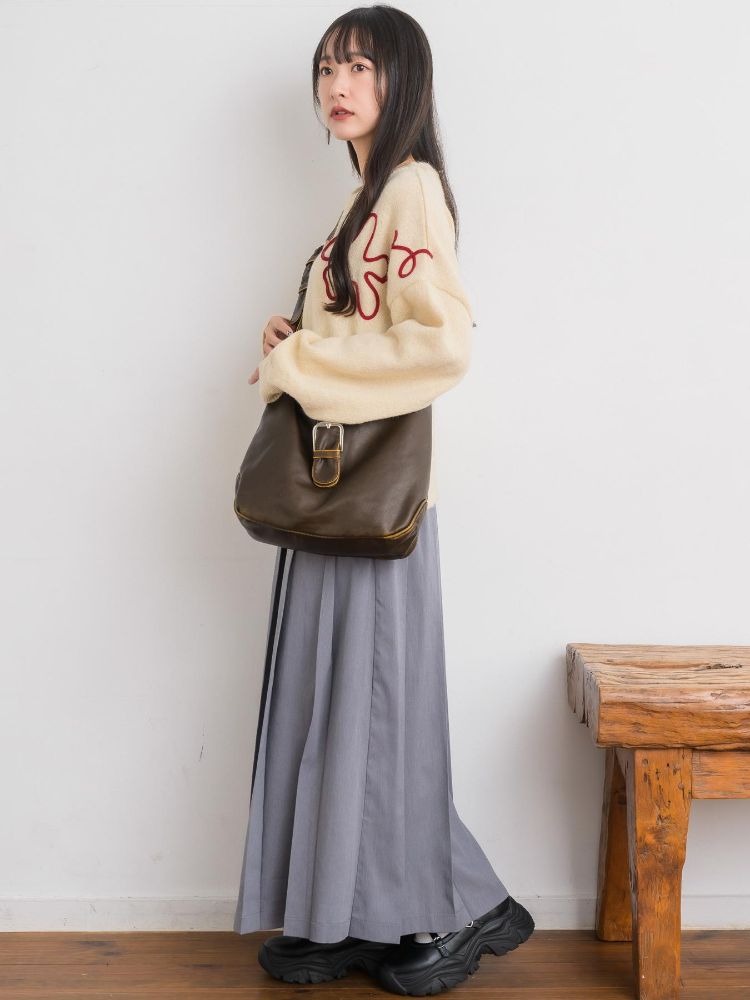 レトロガール RETRO GIRL 3D刺繍ニット （GRN2） GRN2