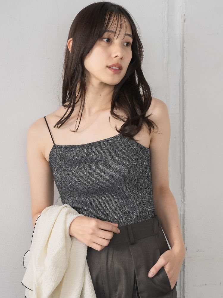 レトロガール RETRO GIRL アソートカップ付キャミ （P/BLK） P/BLK
