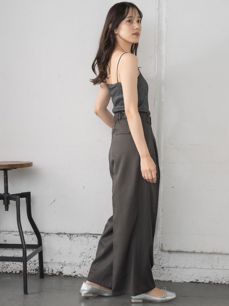 レトロガール RETRO GIRL アソートカップ付キャミ （P/BLK） P/BLK