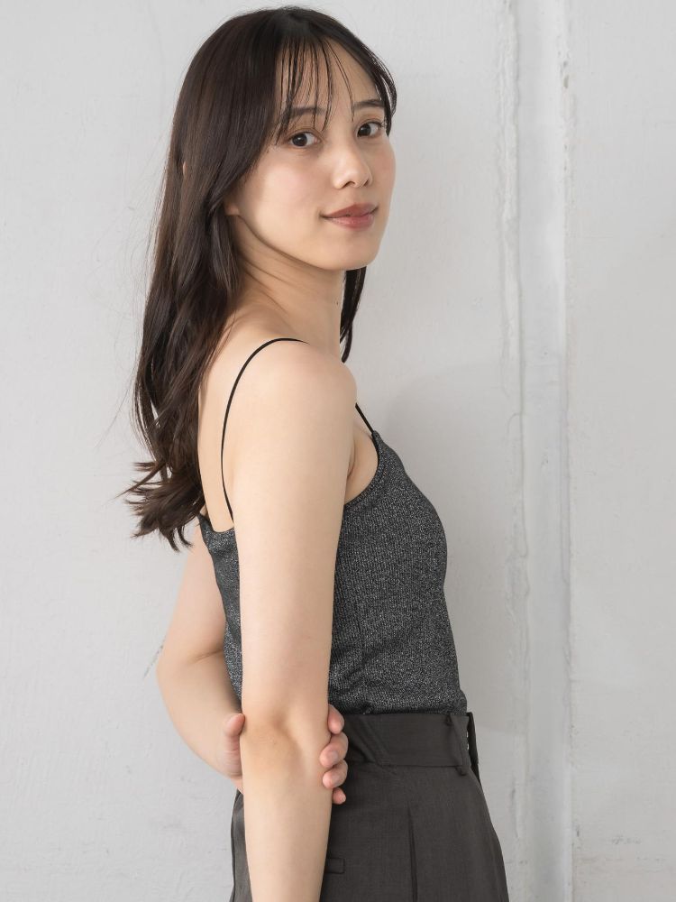 レトロガール RETRO GIRL アソートカップ付キャミ （P/BLK） P/BLK