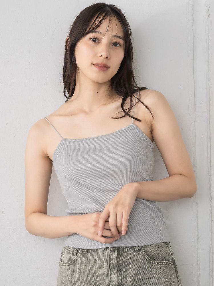 レトロガール RETRO GIRL アソートカップ付キャミ （P/BLK） P/BLK