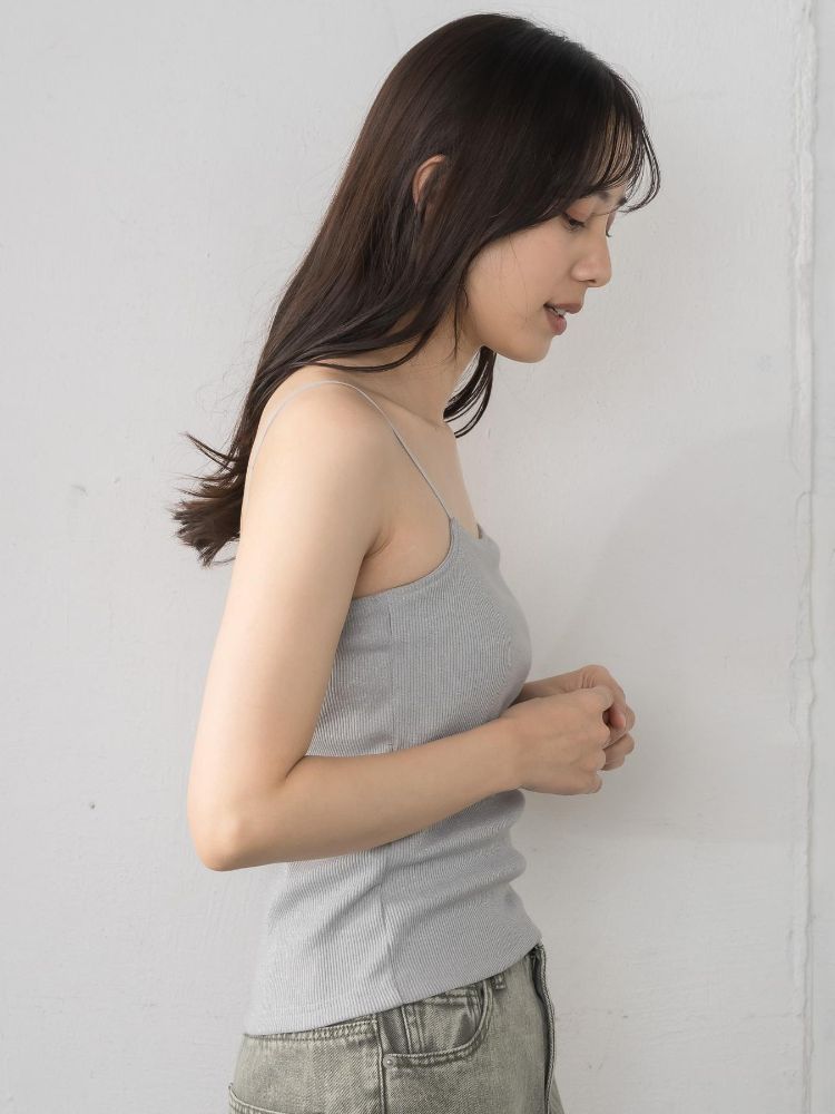 レトロガール RETRO GIRL アソートカップ付キャミ （P/BLK） P/BLK