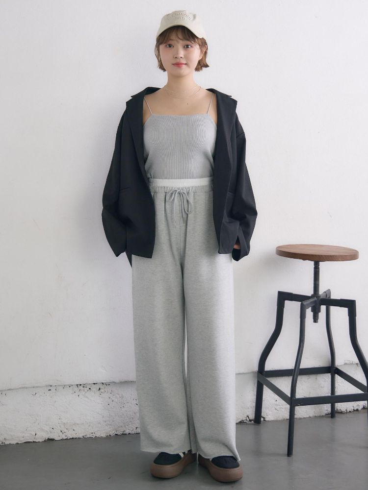 レトロガール RETRO GIRL アソートカップ付キャミ （P/BLK） P/BLK
