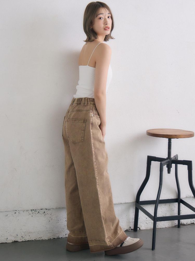 レトロガール RETRO GIRL アソートカップ付キャミ （P/BLK） P/BLK