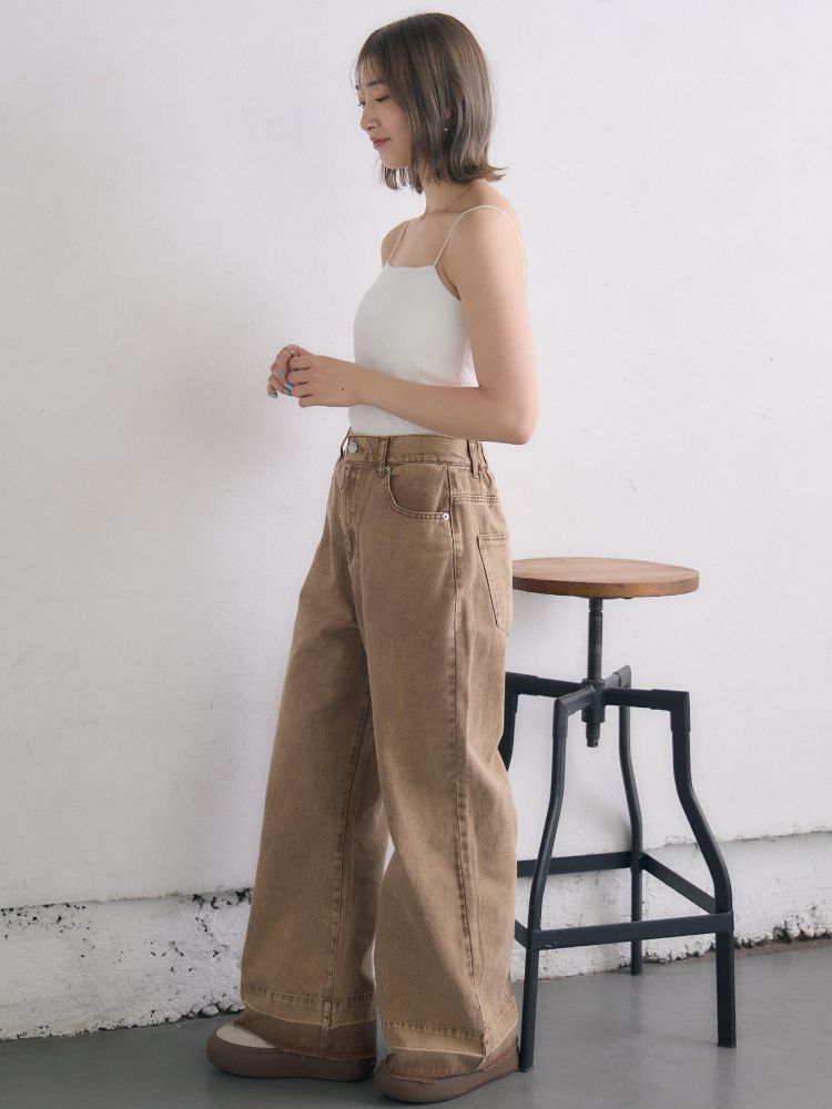レトロガール RETRO GIRL アソートカップ付キャミ （P/BLK） P/BLK