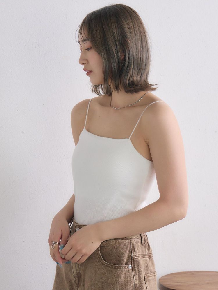 レトロガール RETRO GIRL アソートカップ付キャミ （P/BLK） P/BLK