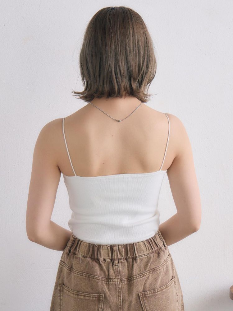 レトロガール RETRO GIRL アソートカップ付キャミ （P/BLK） P/BLK