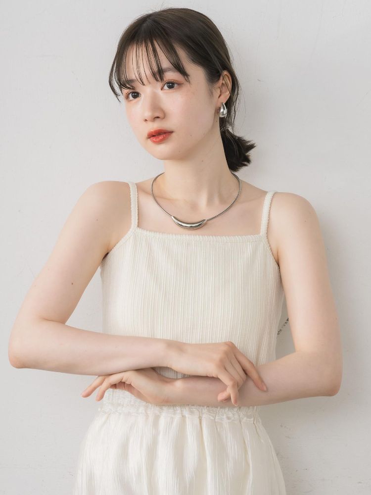 レトロガール RETRO GIRL メランジリブカップ付インナー （WHT4） WHT4