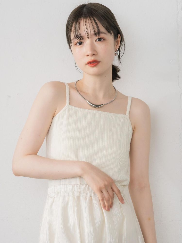 レトロガール RETRO GIRL メランジリブカップ付インナー （WHT4） WHT4