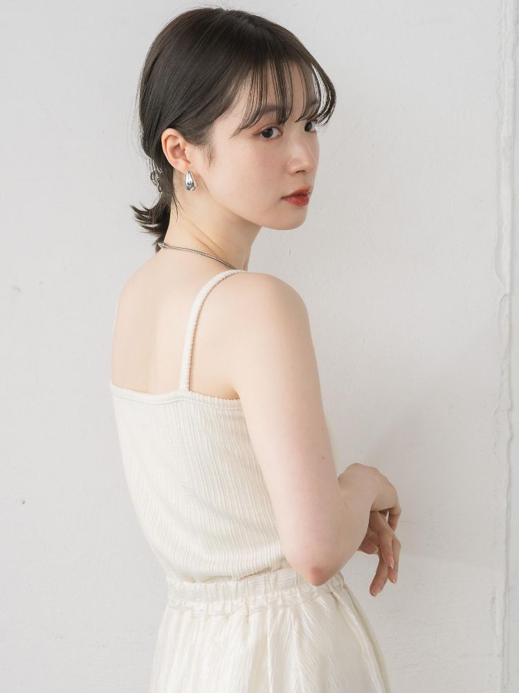 レトロガール RETRO GIRL メランジリブカップ付インナー （WHT4） WHT4