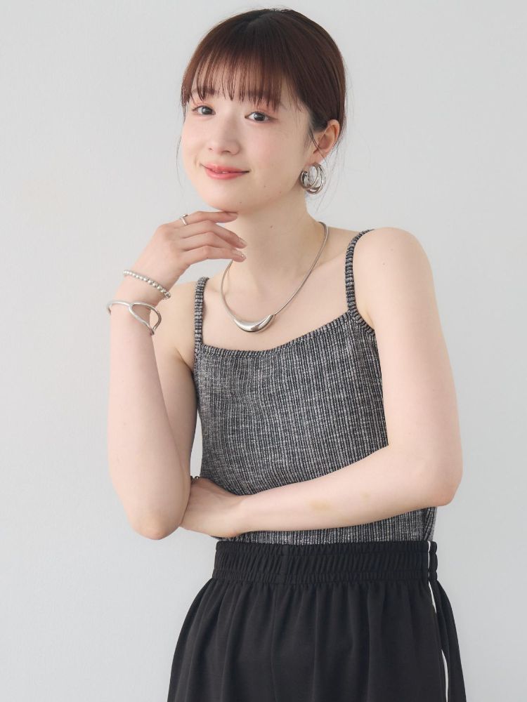 レトロガール RETRO GIRL メランジリブカップ付インナー （WHT4） WHT4