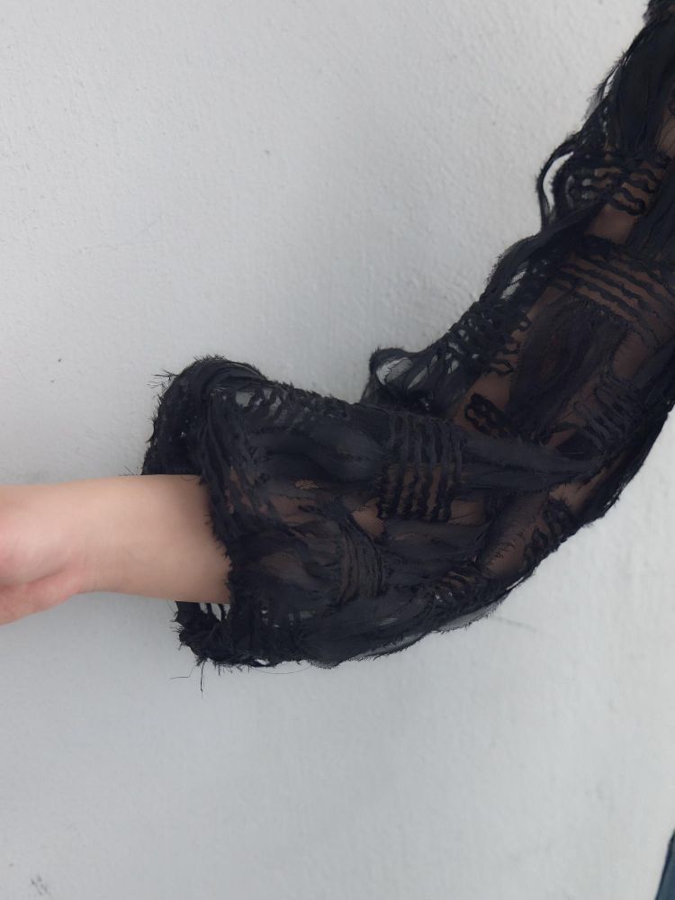 レトロガール RETRO GIRL オーガンジーシアーBL （BLK1） BLK1