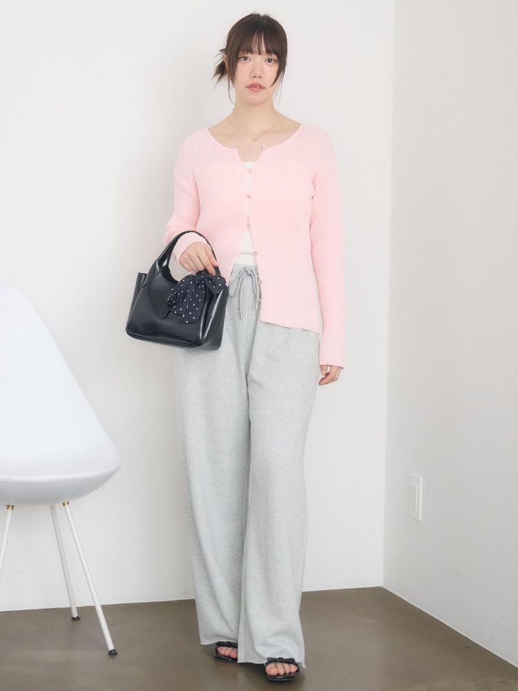 レトロガール RETRO GIRL チビ釦NTカーデ （BLK1） BLK1