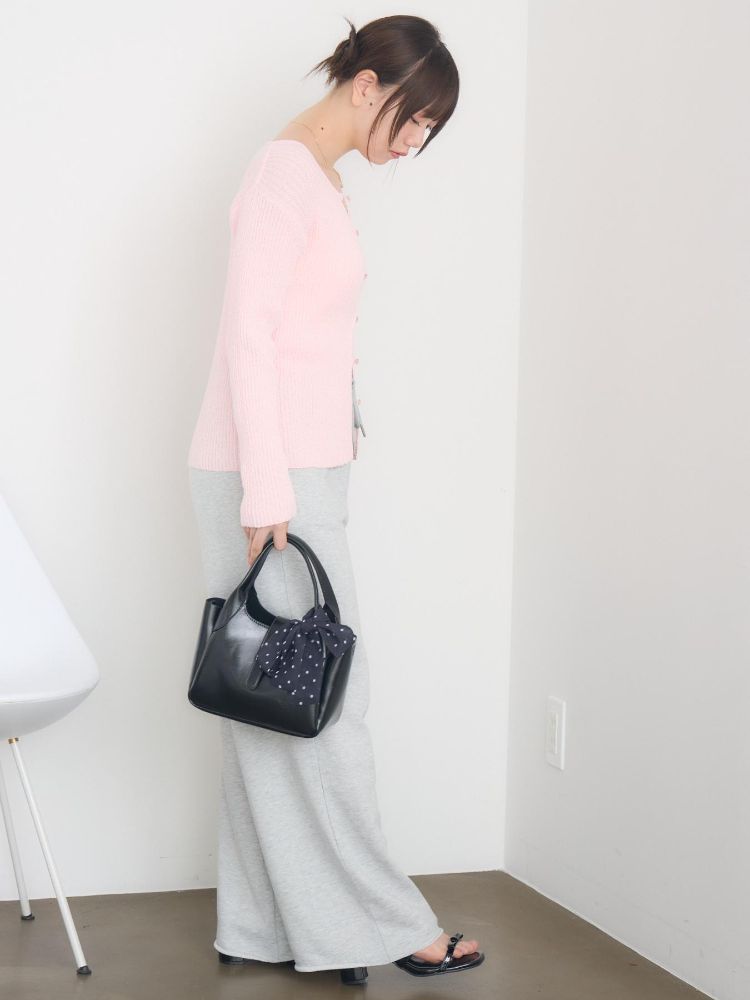 レトロガール RETRO GIRL チビ釦NTカーデ （BLK1） BLK1