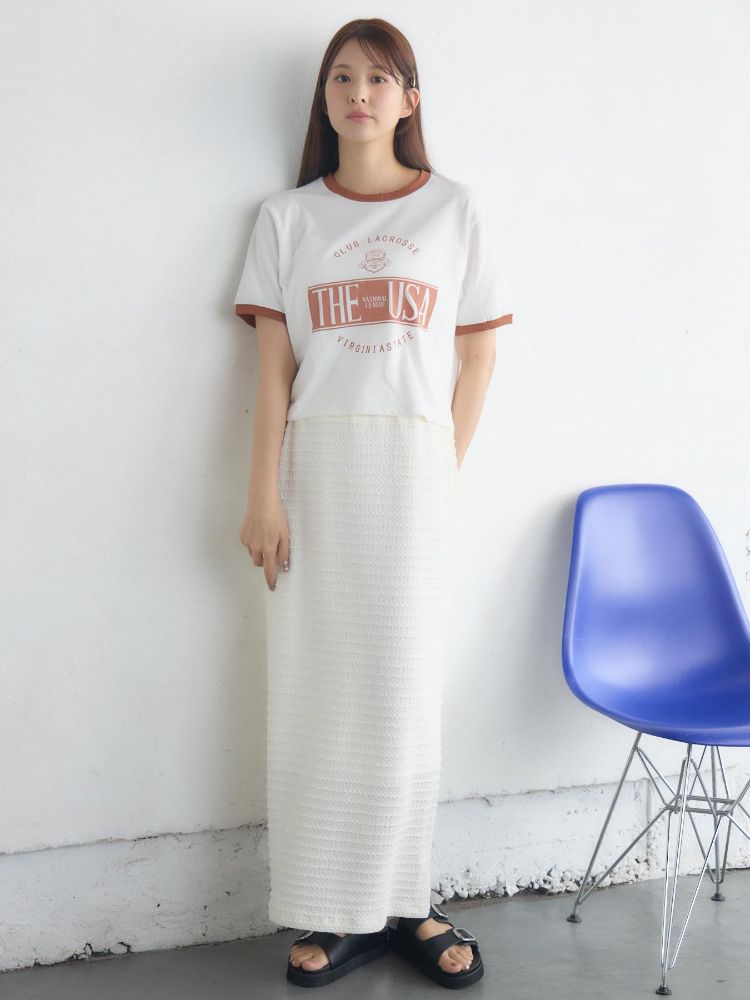レトロガール RETRO GIRL アソートボーダーナローSK （BLK1） BLK1