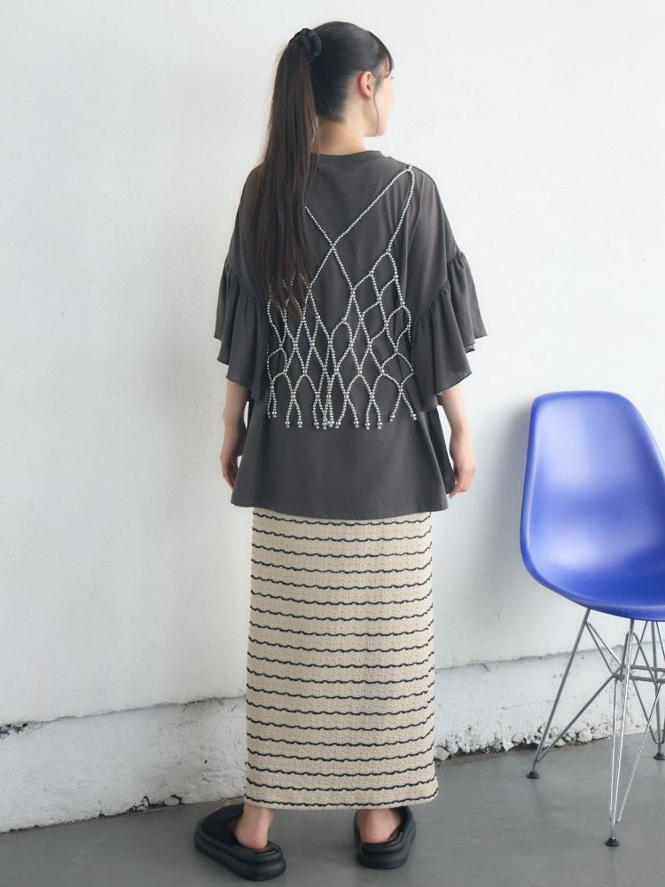 レトロガール RETRO GIRL アソートボーダーナローSK （BLK1） BLK1