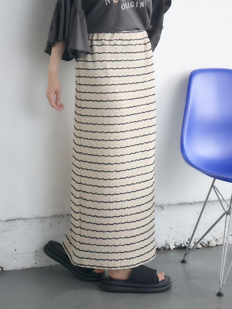 レトロガール RETRO GIRL アソートボーダーナローSK （BLK1） BLK1