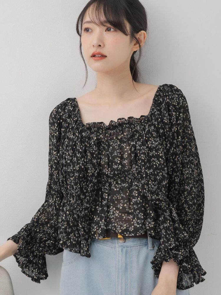 レトロガール RETRO GIRL 柄アソートキャミSET （P/BLK） P/BLK