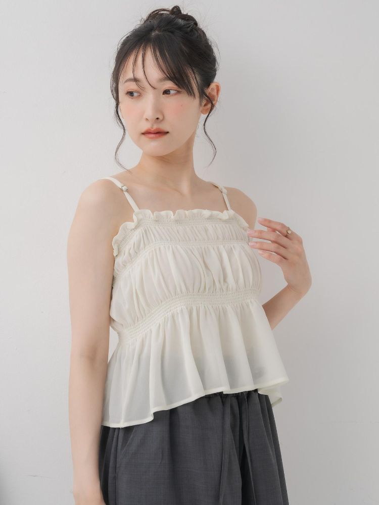 レトロガール RETRO GIRL 柄アソートキャミSET （P/BLK） P/BLK