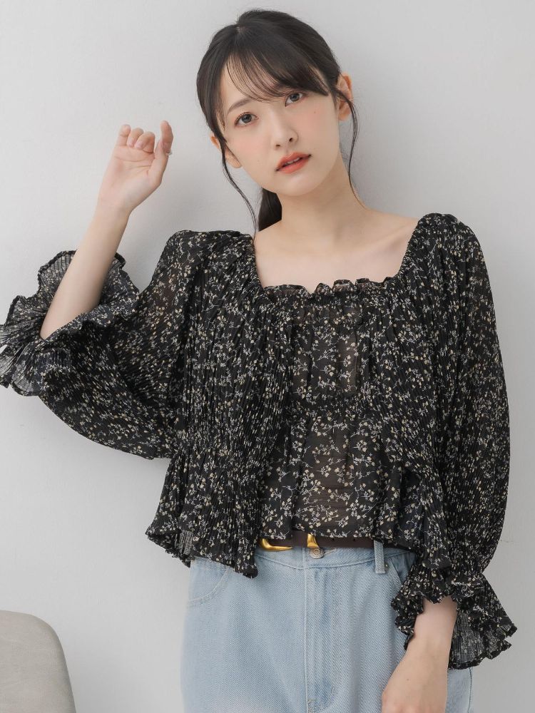 レトロガール RETRO GIRL 柄アソートキャミSET （P/BLK） P/BLK