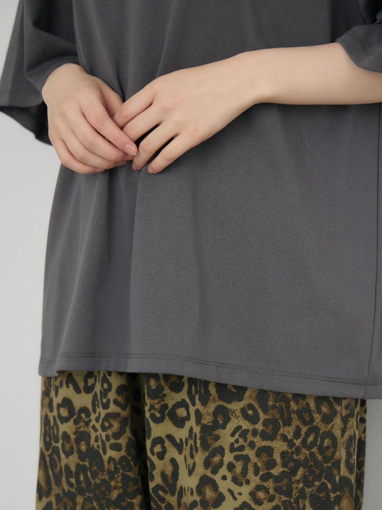 レトロガール RETRO GIRL ブラシ刺繍BIGTEE （GRY2） GRY2