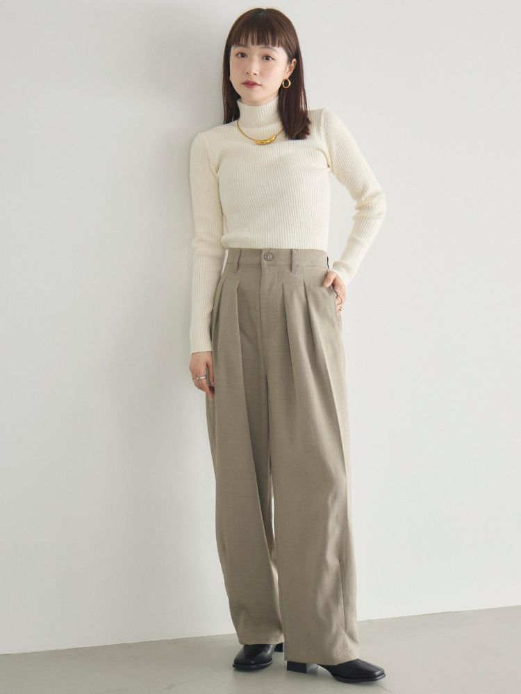 レトロガール RETRO GIRL リブハイネックニット （PPL0） PPL0