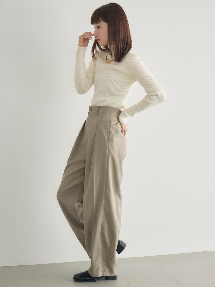 レトロガール RETRO GIRL リブハイネックニット （PPL0） PPL0