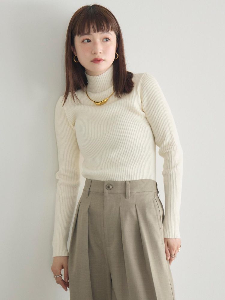 レトロガール RETRO GIRL リブハイネックニット （PPL0） PPL0