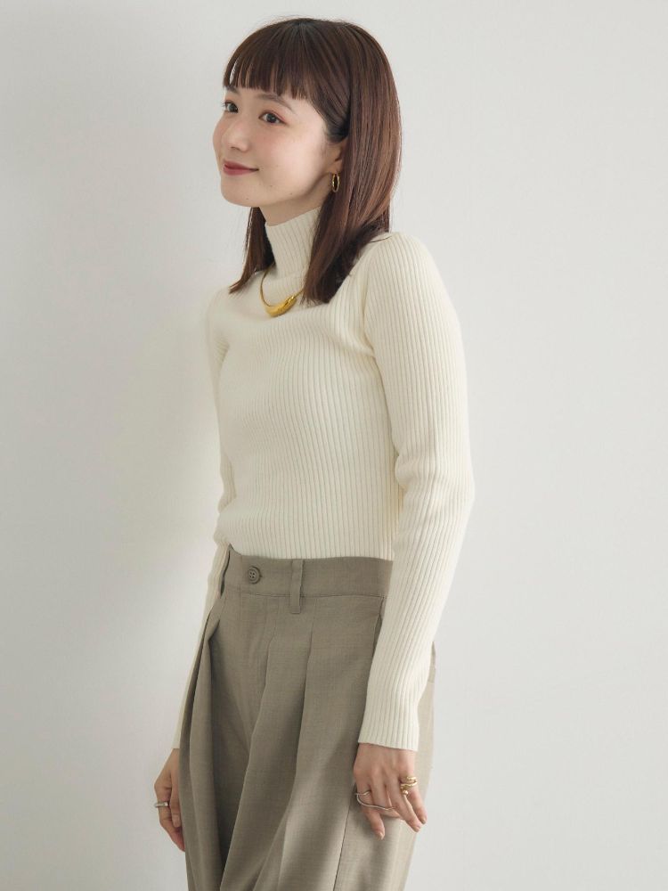 レトロガール RETRO GIRL リブハイネックニット （PPL0） PPL0