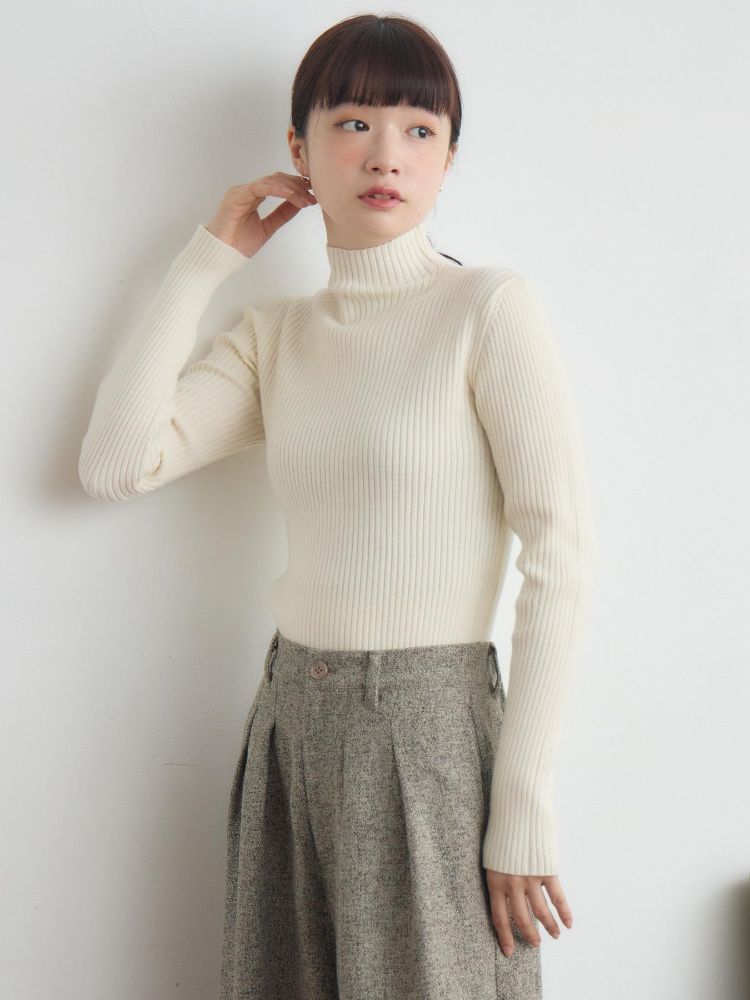 レトロガール RETRO GIRL リブハイネックニット （PPL0） PPL0