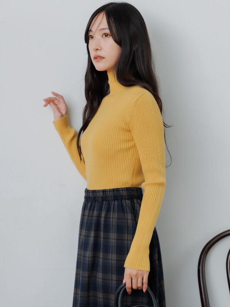 レトロガール RETRO GIRL リブハイネックニット （PPL0） PPL0