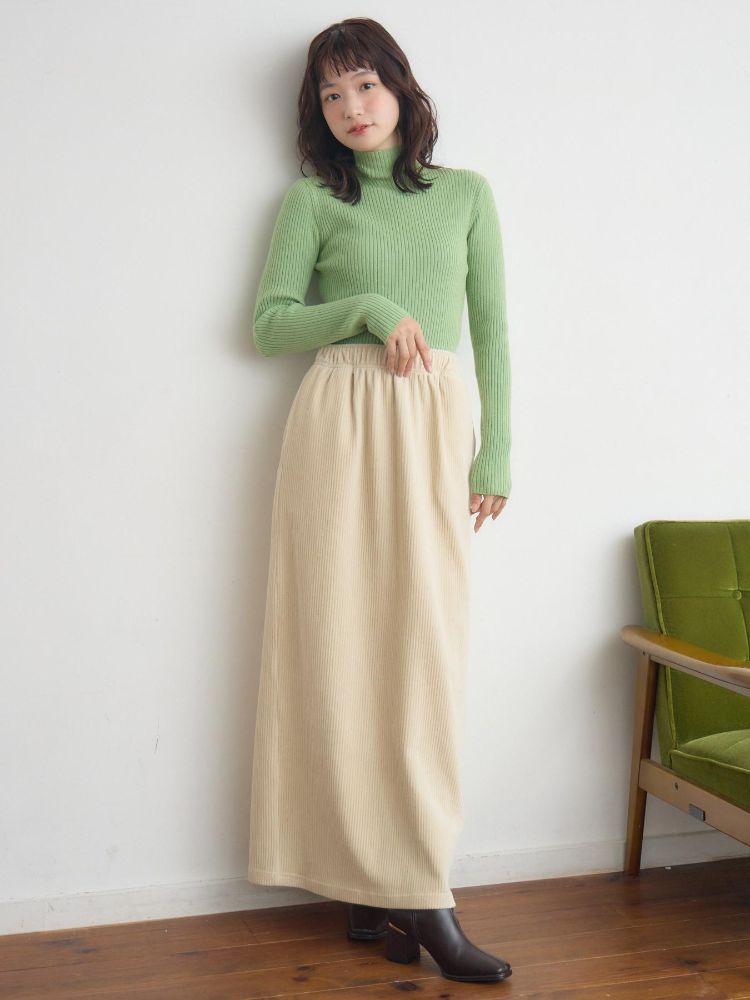 レトロガール RETRO GIRL リブハイネックニット （PPL0） PPL0