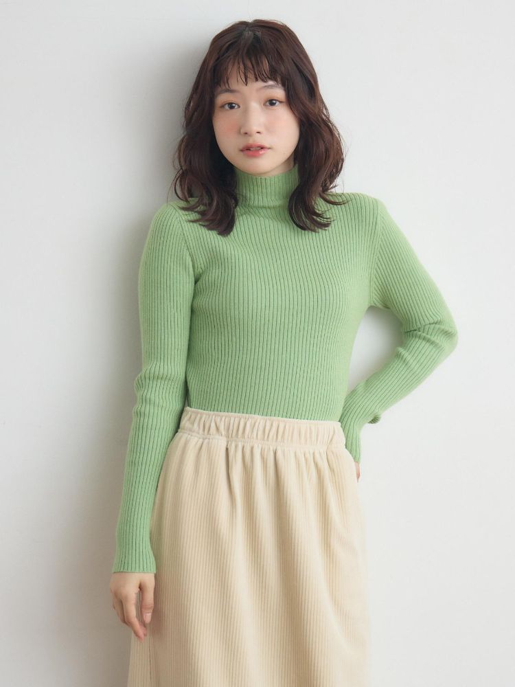 レトロガール RETRO GIRL リブハイネックニット （PPL0） PPL0