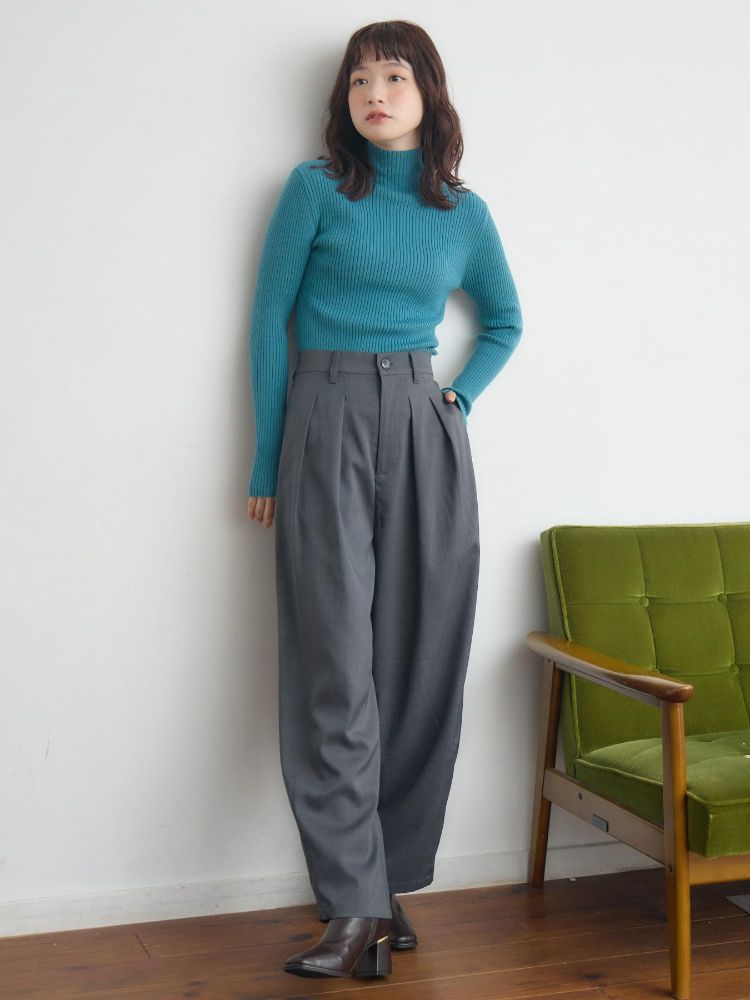 レトロガール RETRO GIRL リブハイネックニット （PPL0） PPL0