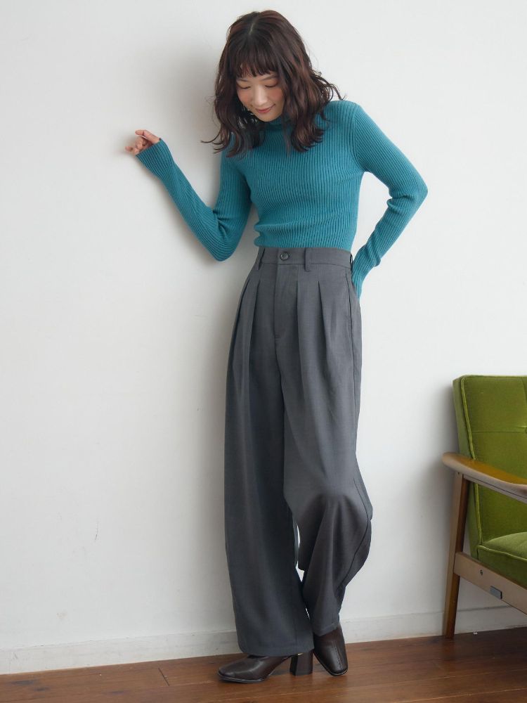 レトロガール RETRO GIRL リブハイネックニット （PPL0） PPL0