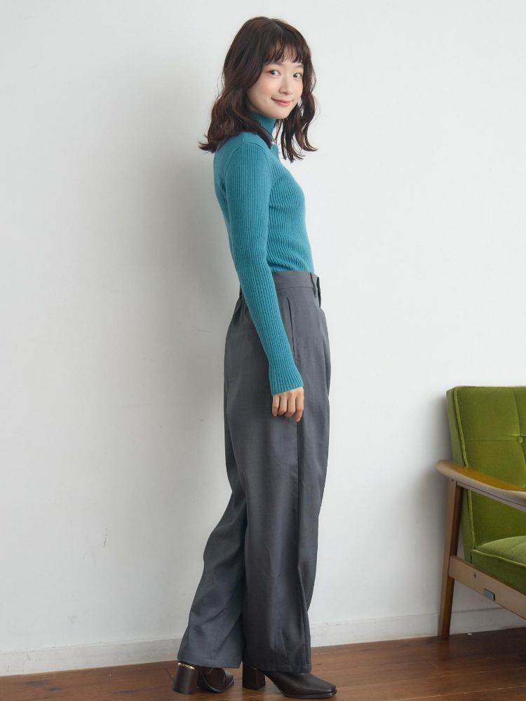 レトロガール RETRO GIRL リブハイネックニット （PPL0） PPL0