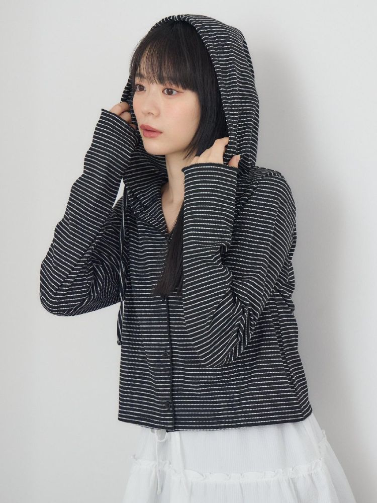 レトロガール RETRO GIRL フード付CTカーデ （WHT4） WHT4