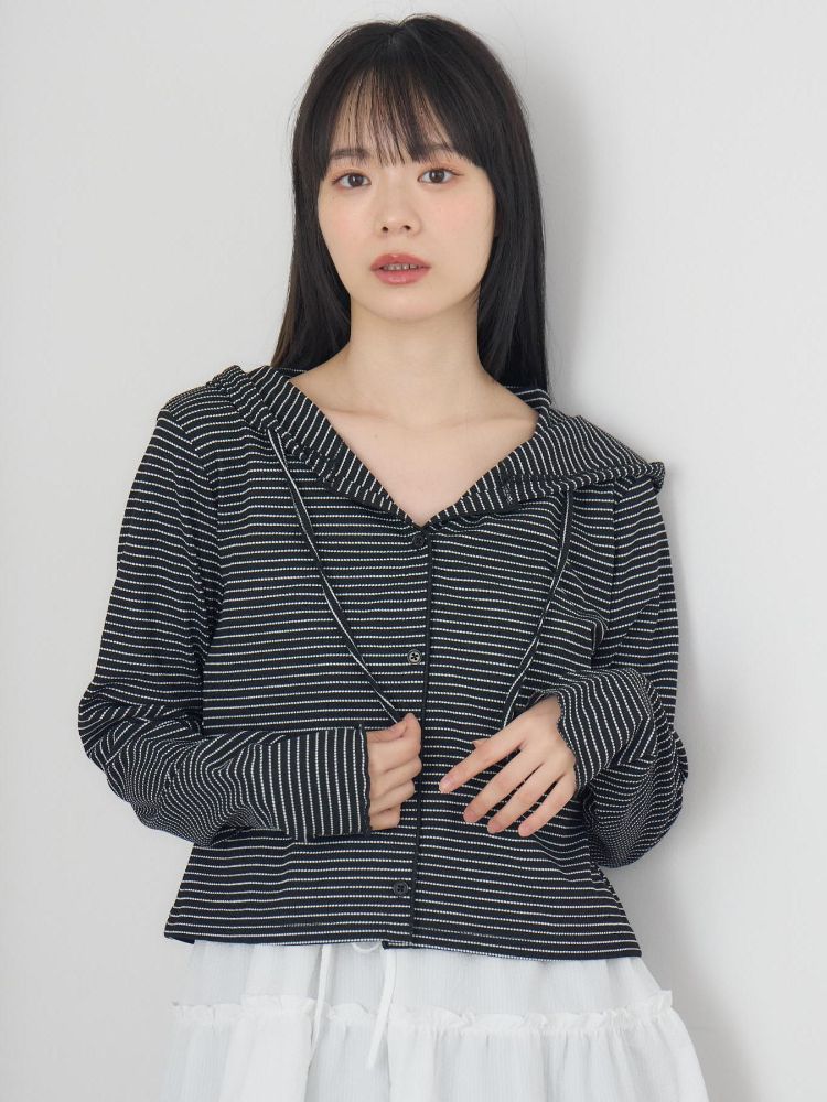 レトロガール RETRO GIRL フード付CTカーデ （WHT4） WHT4