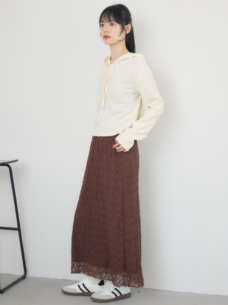 レトロガール RETRO GIRL フード付CTカーデ （WHT4） WHT4