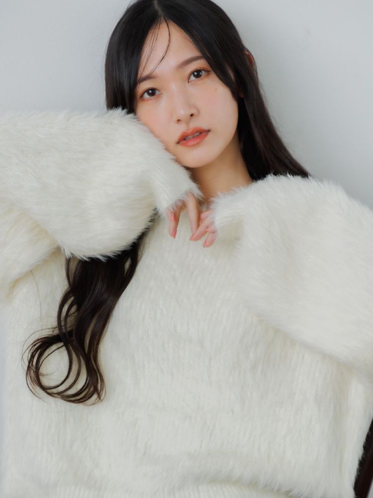 レトロガール RETRO GIRL シャギーニットPO （WHT4） WHT4