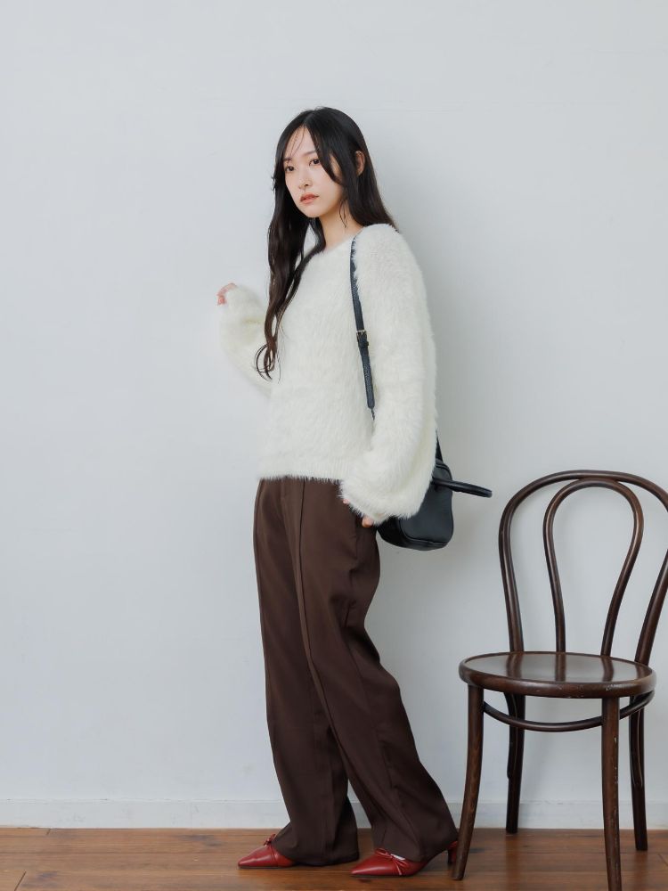 レトロガール RETRO GIRL シャギーニットPO （WHT4） WHT4