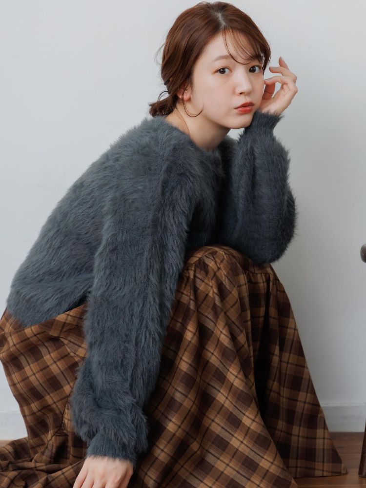 レトロガール RETRO GIRL シャギーニットPO （WHT4） WHT4