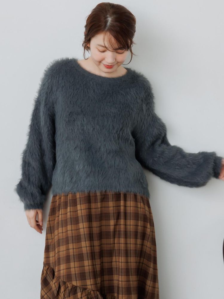 レトロガール RETRO GIRL シャギーニットPO （WHT4） WHT4