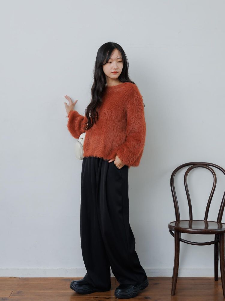 レトロガール RETRO GIRL シャギーニットPO （WHT4） WHT4