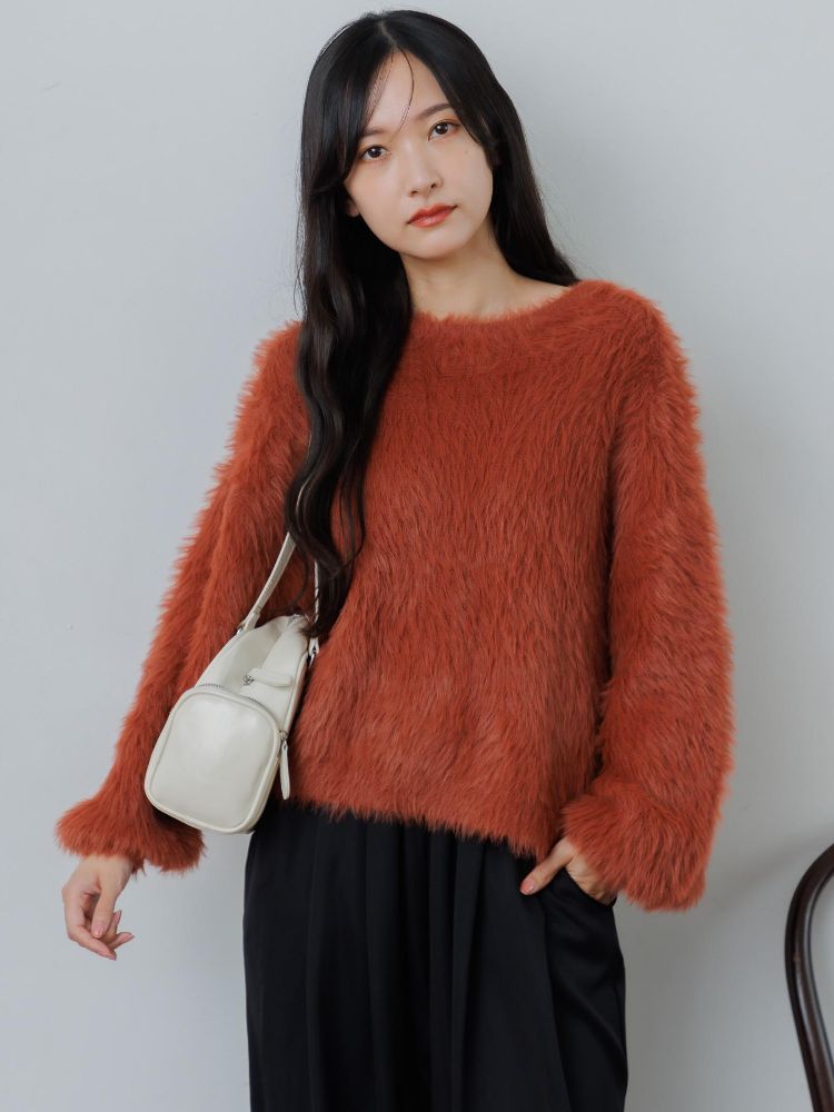 レトロガール RETRO GIRL シャギーニットPO （WHT4） WHT4