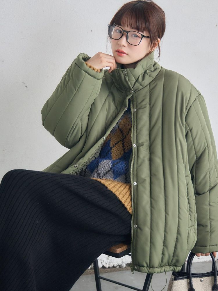 レトロガール RETRO GIRL 中綿キルティングJK （GRN0） GRN0