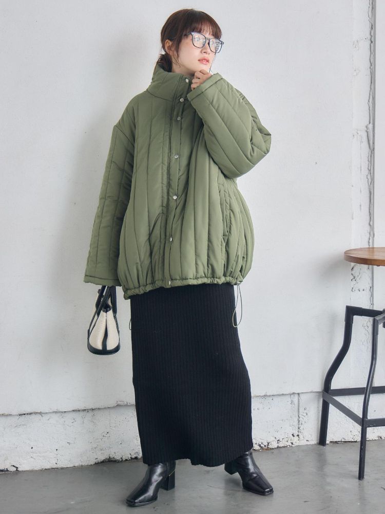 レトロガール RETRO GIRL 中綿キルティングJK （GRN0） GRN0