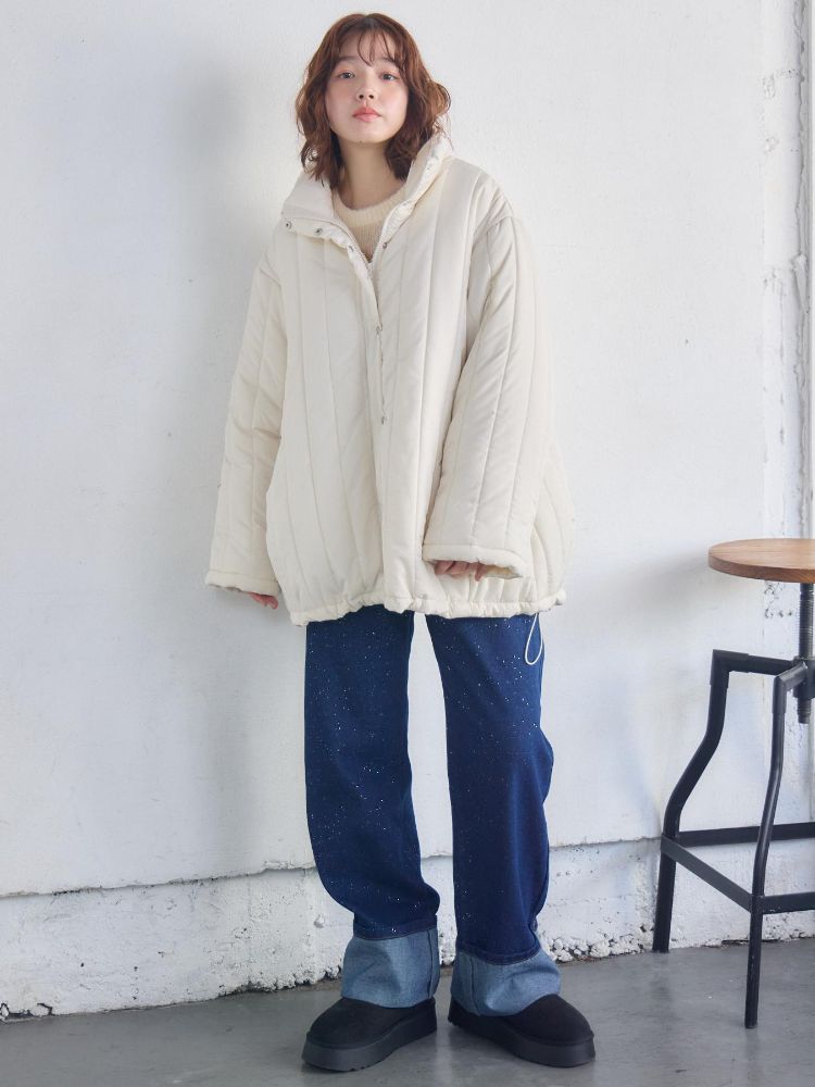 レトロガール RETRO GIRL 中綿キルティングJK （GRN0） GRN0