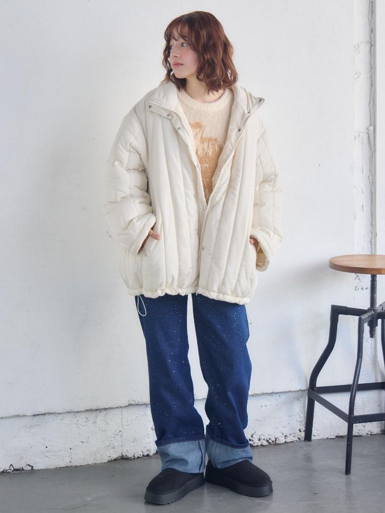 レトロガール RETRO GIRL 中綿キルティングJK （GRN0） GRN0