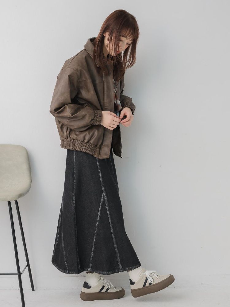 レトロガール RETRO GIRL 2wayFレザーBZ （BLK1） BLK1